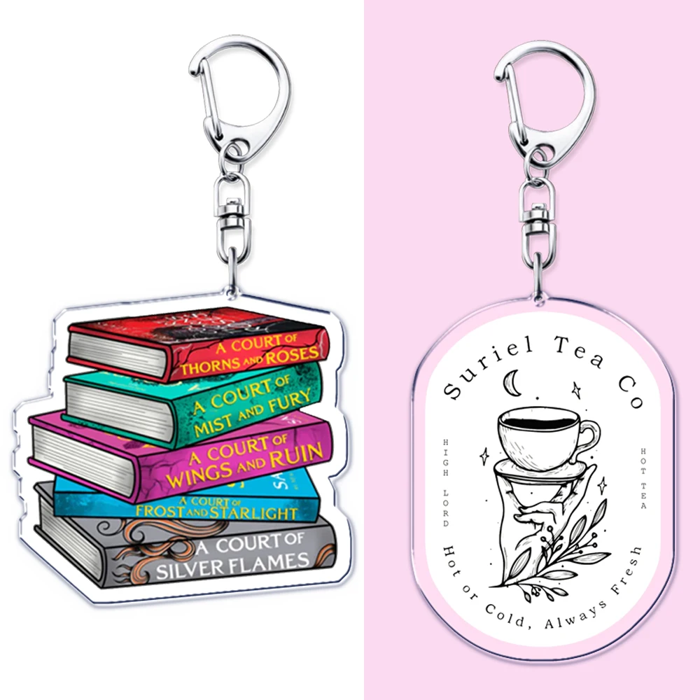 Jewelry Making Journal - Acotar Books Keychain for Accessories Bag