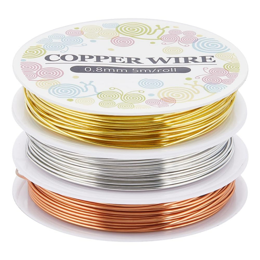 Jewelry Making Degree - 12.8M Copper Jewelry Wire 0.8mm 20