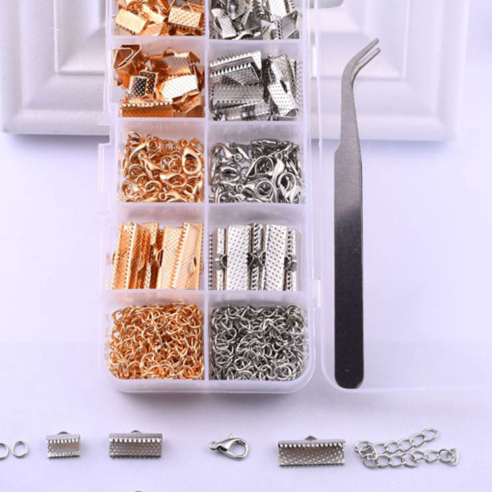 Jewelry Making Tools - 371pcs Golden Necklace Buckle Jewelry Making
