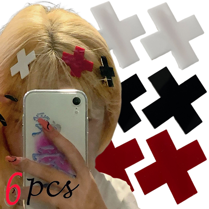 Jewelry Making For Adults - Y2K Red Cross Hair Clip Punk