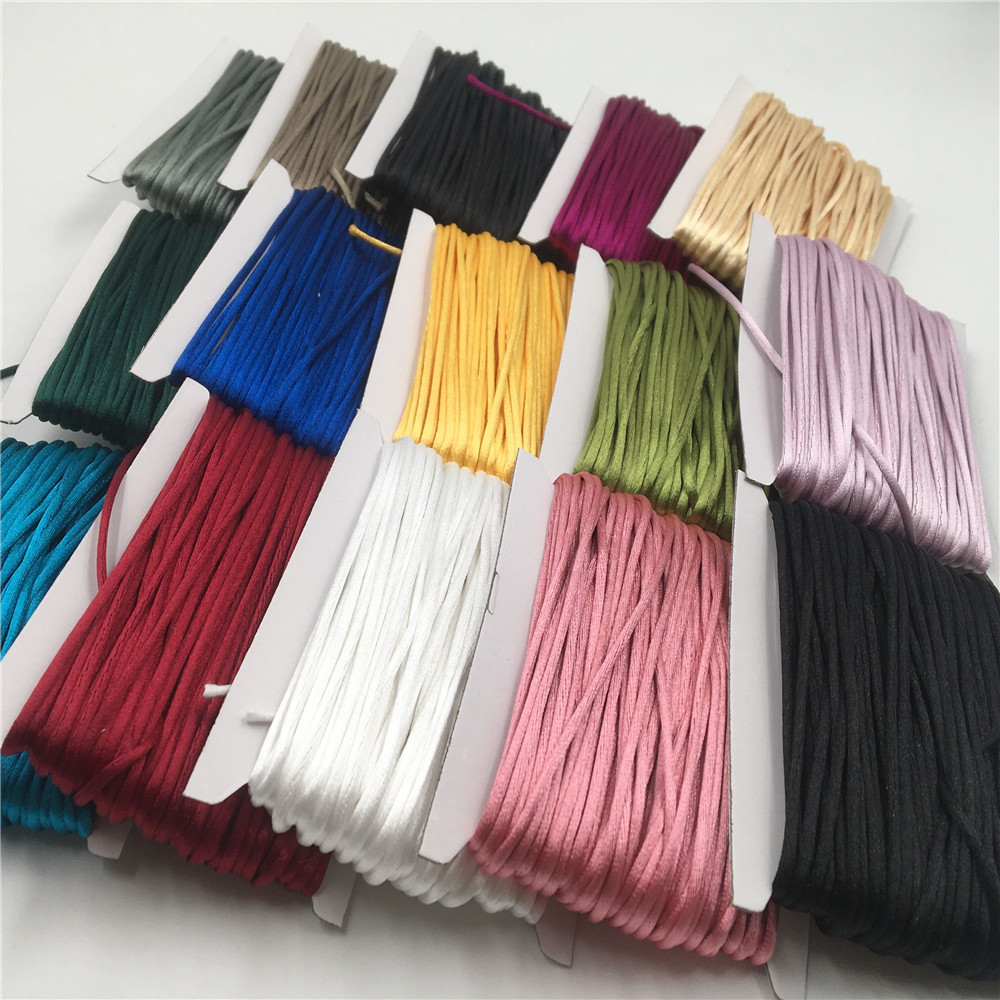 2mm Braided Macrame Silk Macra - Memory Wire Bracelet 评论和价格