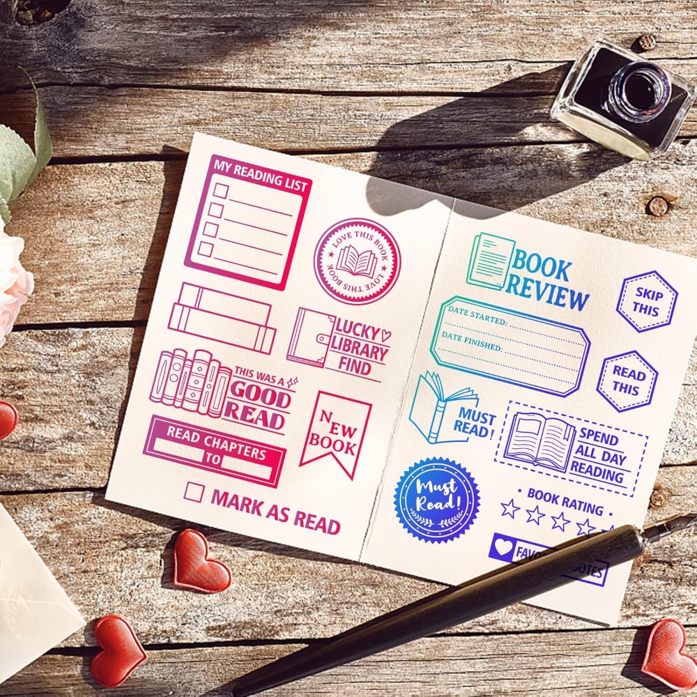 Book Reading Label Clear Stamp - Jewelry Making Journal 评论和价格