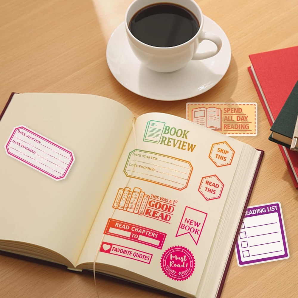 Book Reading Label Clear Stamp - Jewelry Making Journal 评论和价格