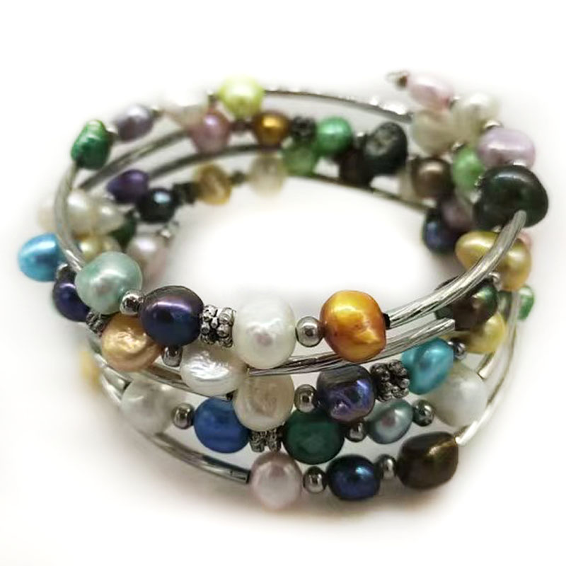33 Inches 7-8mm Purple Memory  - Memory Wire Bracelet 评论和价格