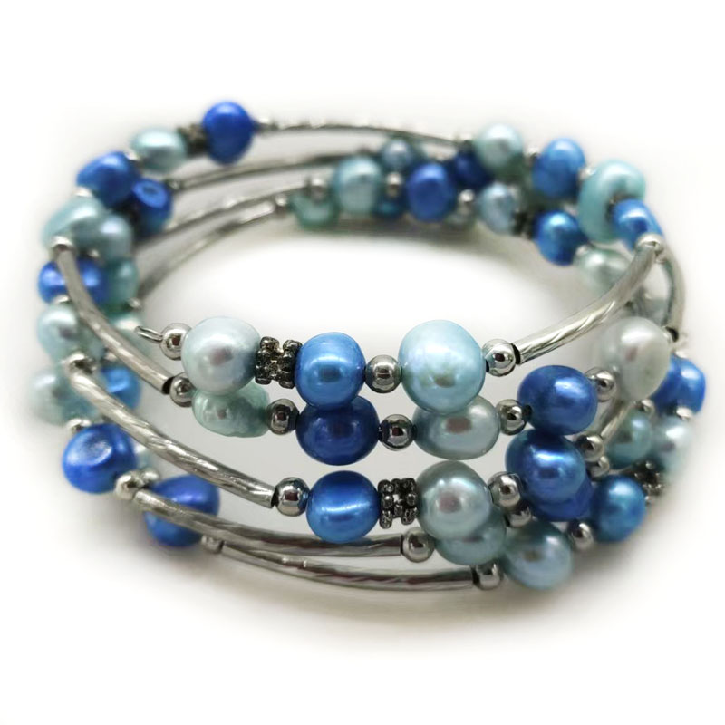 33 Inches 7-8mm Purple Memory  - Memory Wire Bracelet 评论和价格