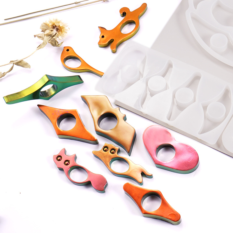 DIY Crystal Mirror Silicone Mo - Jewelry Making Journal 评论和价格
