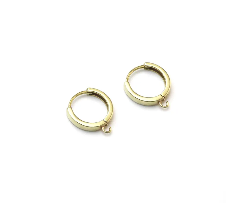 10pcs Brass Ear Hoops, Leverba - Jewelry Making Metal Supplies 评论和价格