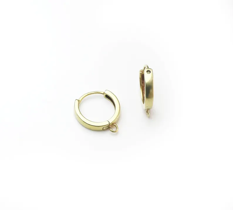 10pcs Brass Ear Hoops, Leverba - Jewelry Making Metal Supplies 评论和价格