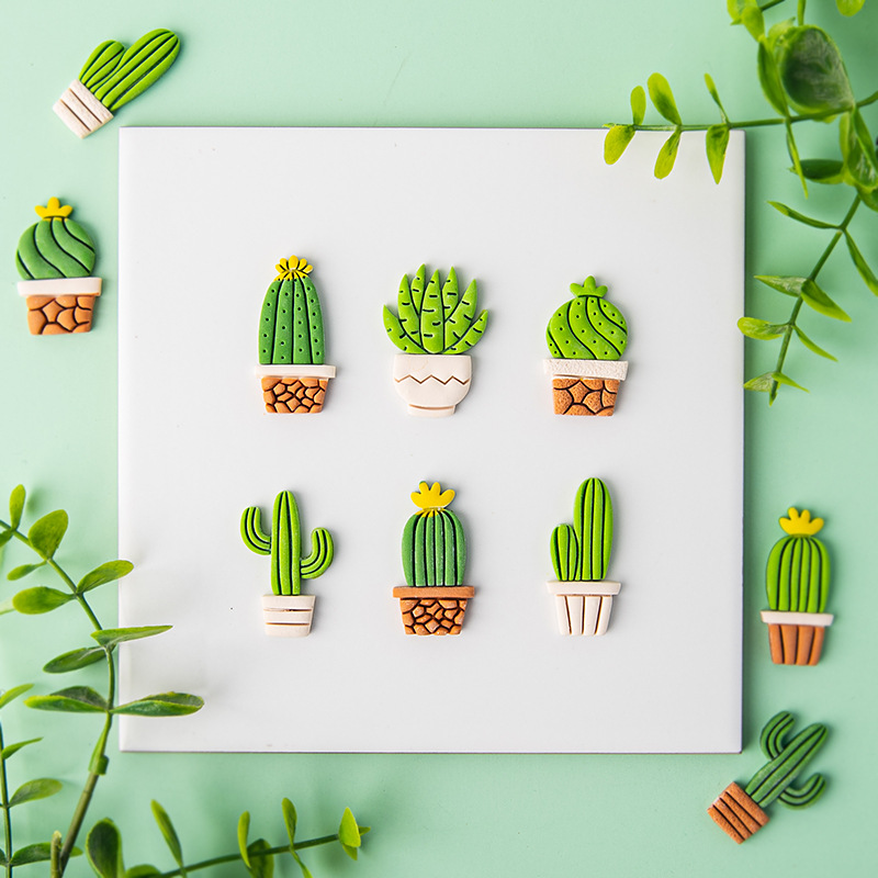 Cactus Soft Pottery Polymer Cl - Jewelry Making In Clay 评论和价格
