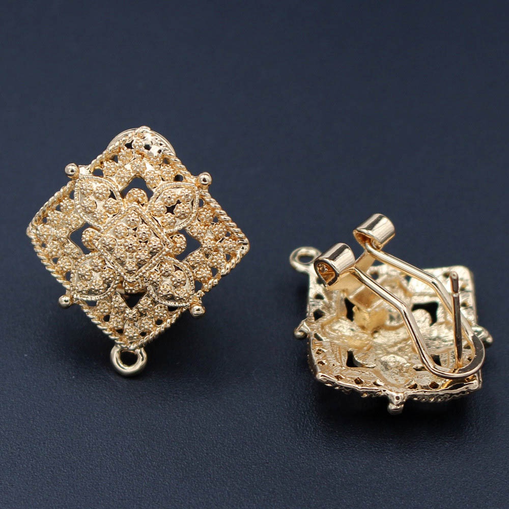10pair Earrings Post with Loop - Jewelry Making Dubai 评论和价格