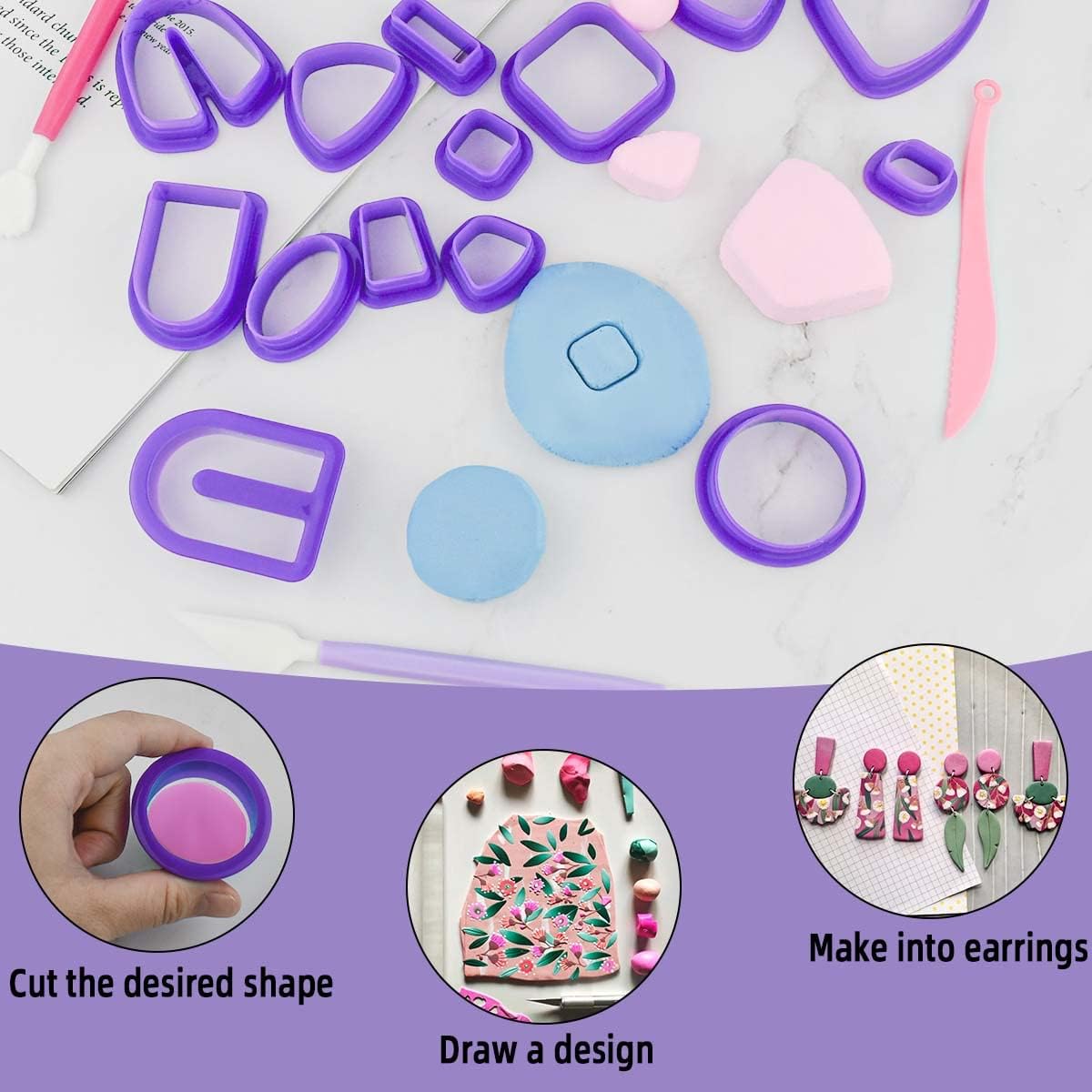Polymer Clay Earring Making Ki - Jewelry Making In Clay 评论和价格
