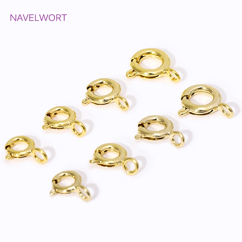 14K/18K Gold Plated Brass Spri - Jewelry Making Metal Supplies 评论和价格