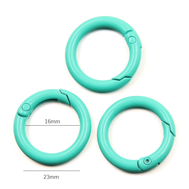 5-20pcs Colorful Spring O Ring - Jewelry Making Metal Supplies 评论和价格
