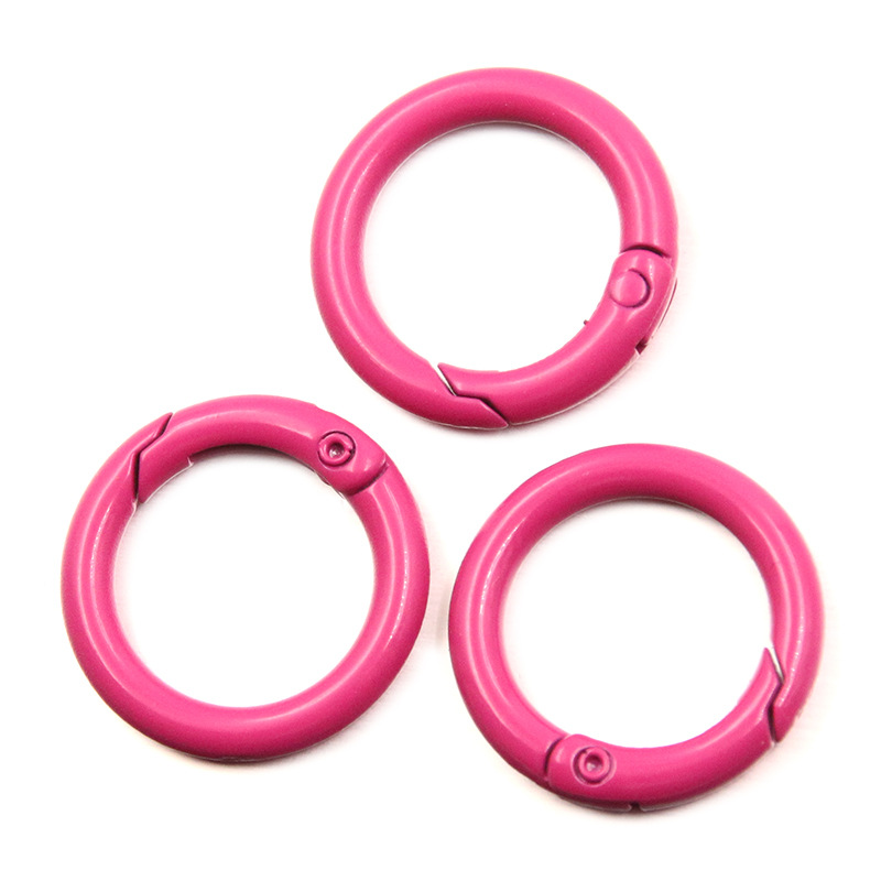 5-20pcs Colorful Spring O Ring - Jewelry Making Metal Supplies 评论和价格