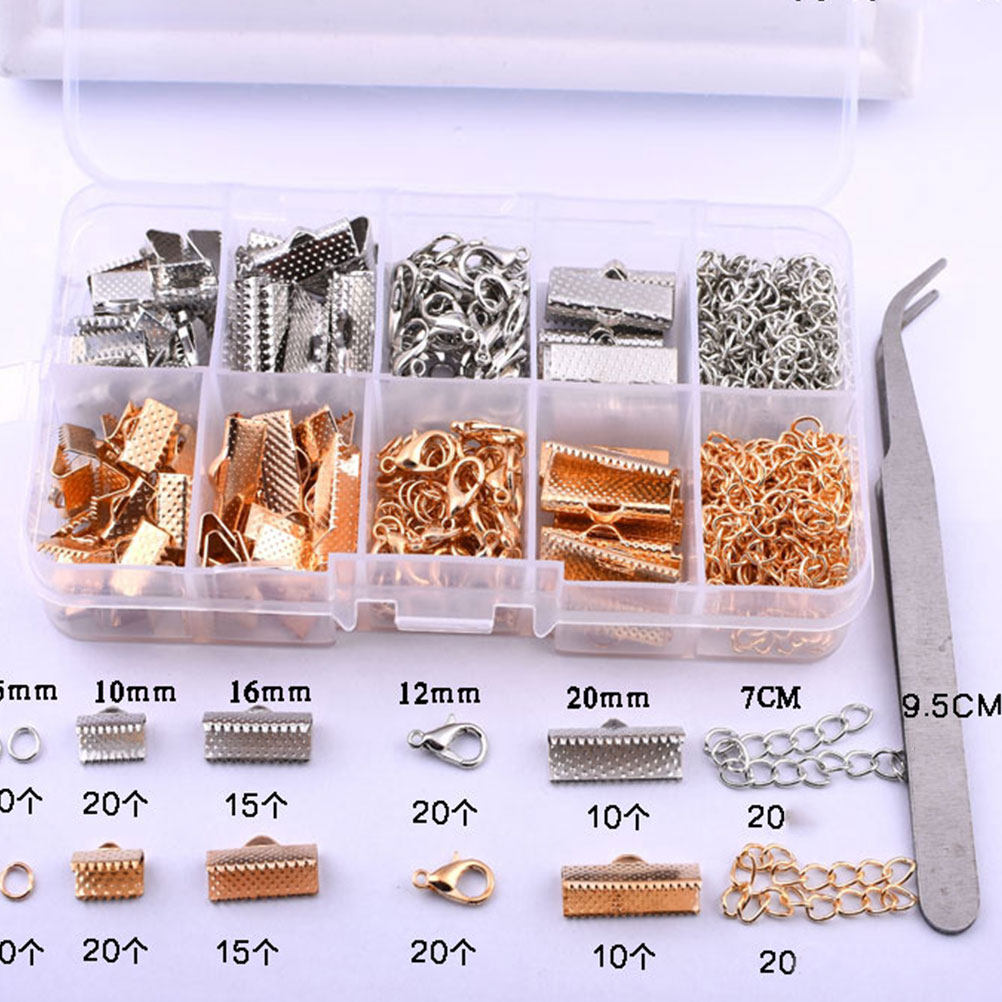 371pcs Golden Necklace Buckle  - Jewelry Making Tools 评论和价格