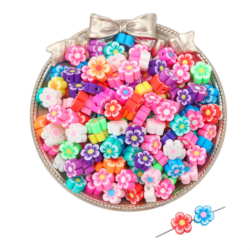 100Pcs Random Style Polymer Cl - Jewelry Making In Clay 评论和价格