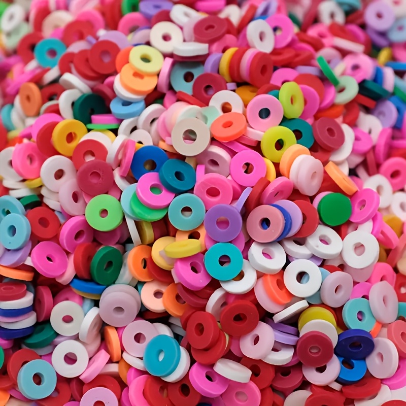 1000pcs，6mm（0.236in）， Mixed co - Jewelry Making In Clay 评论和价格