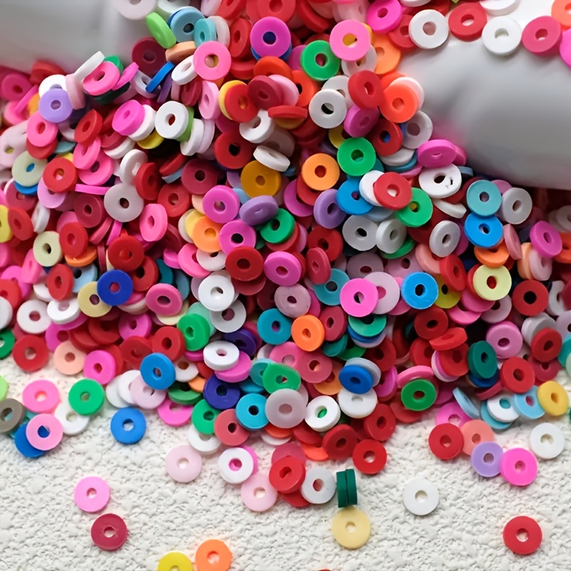 1000pcs，6mm（0.236in）， Mixed co - Jewelry Making In Clay 评论和价格