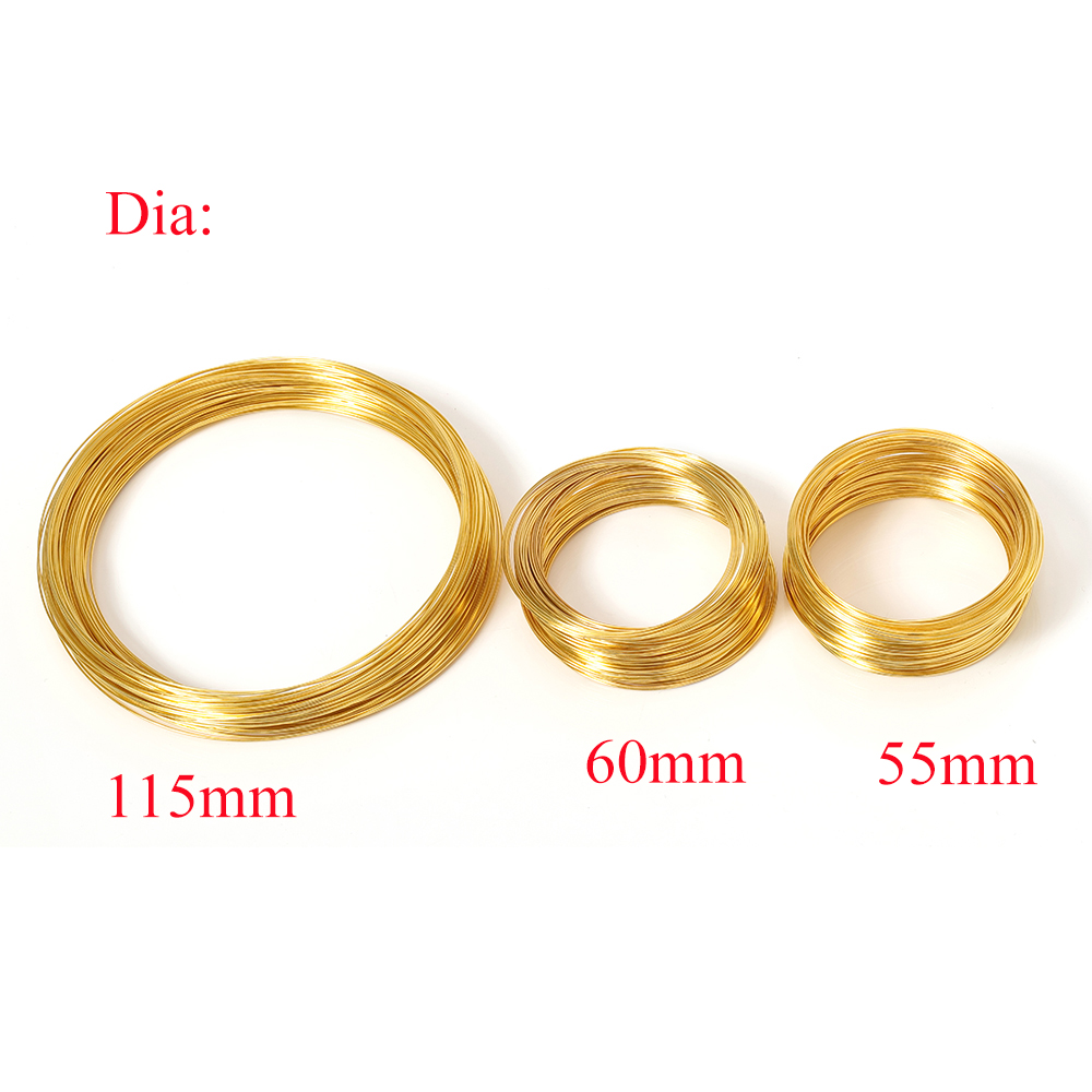 100 Loops/lot Memory Steel Wir - Memory Wire Bracelet 评论和价格
