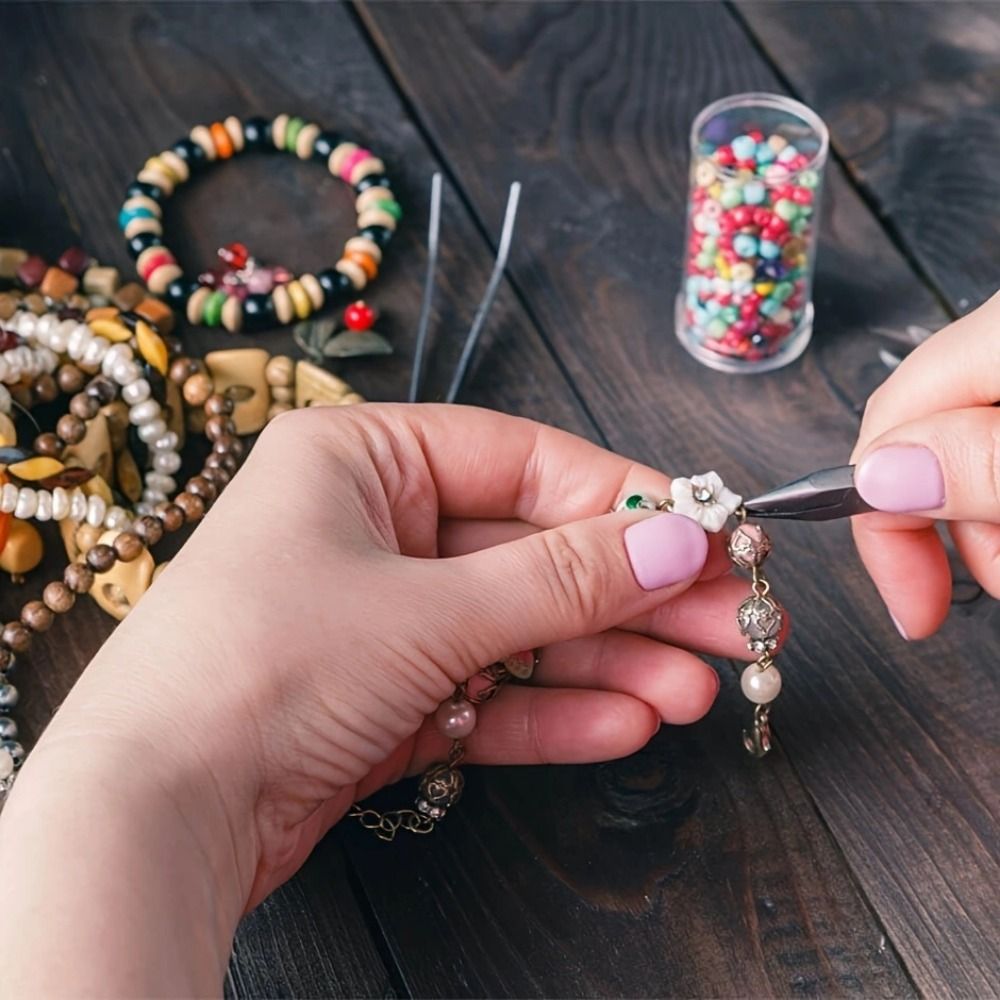 12 Grids Jewelry Findings Set  - Jewelry Making Pliers Set 评论和价格