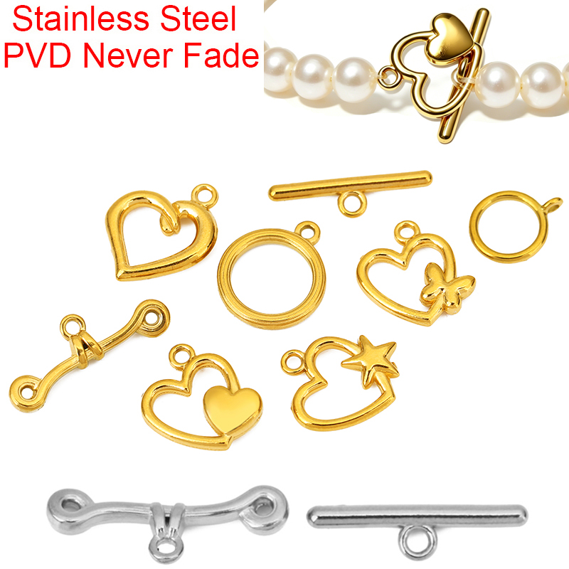 5sets PVD Never Fade Stainless - Jewelry Making Metal Supplies 评论和价格