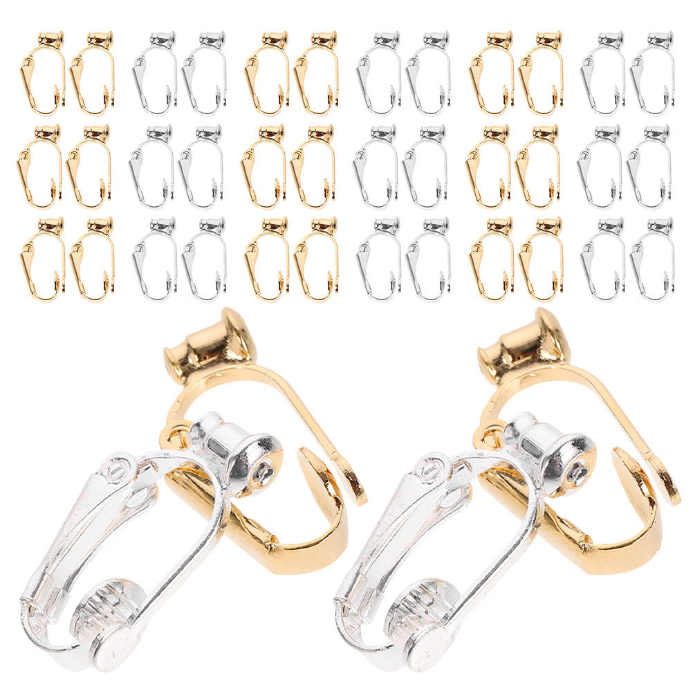 40Pcs Earring Clip Converter N - Jewelry Making For Adults 评论和价格