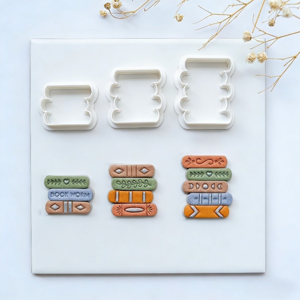 7pcs/set Book Stack Themed Pol - Jewelry Making Journal 评论和价格