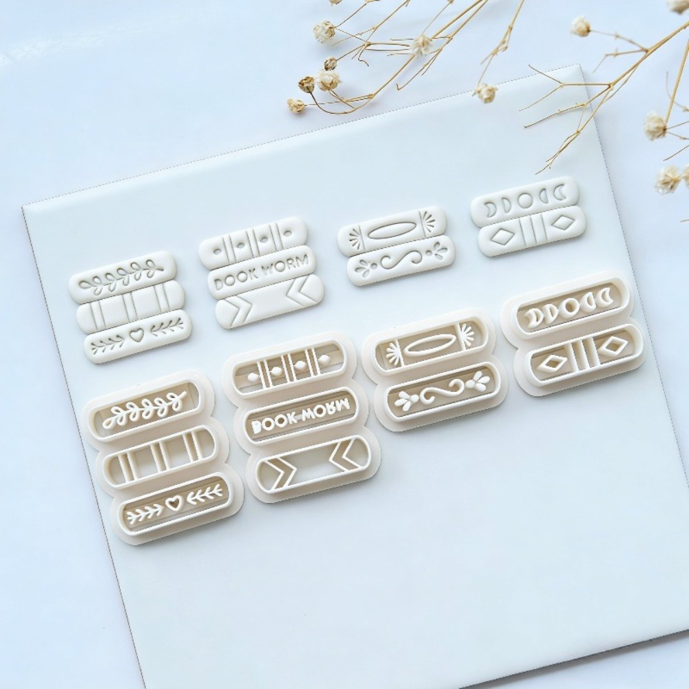 7pcs/set Book Stack Themed Pol - Jewelry Making Journal 评论和价格