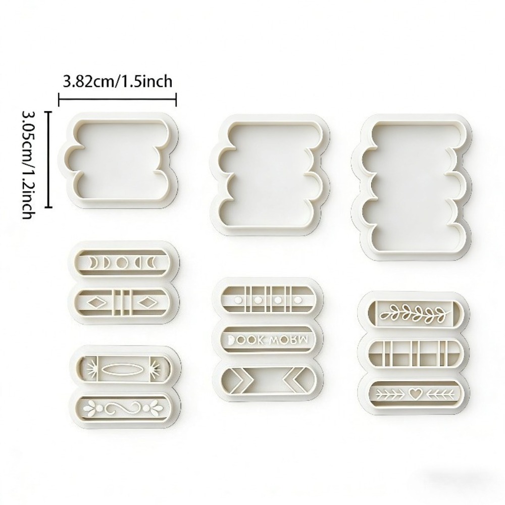 7pcs/set Book Stack Themed Pol - Jewelry Making Journal 评论和价格