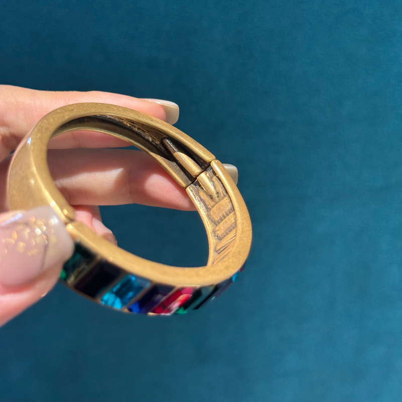 Vintage Crystal Bangle Colorfu - Jewelry Making Dubai 评论和价格