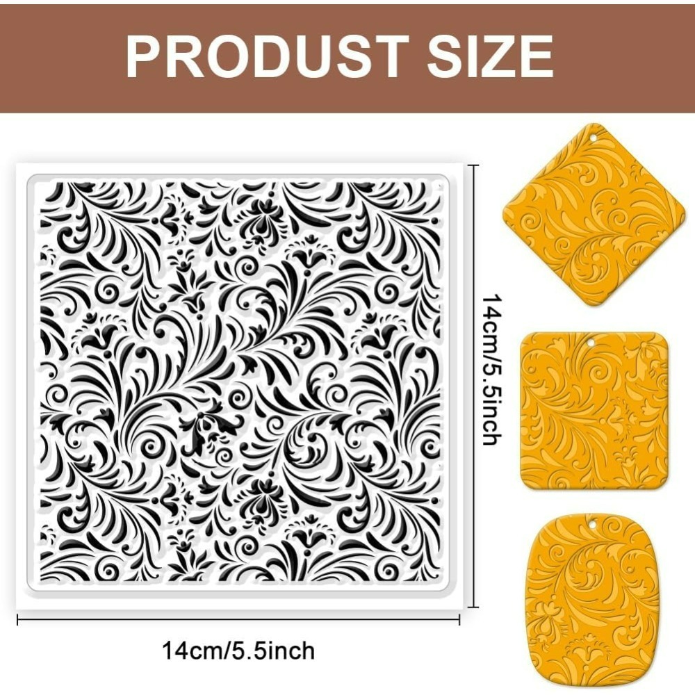 Polymer Clay Texture Sheets Fu - Jewelry Making In Clay 评论和价格