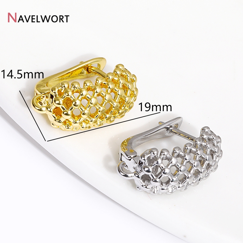 18K Gold Plated Brass  Hollow  - Jewelry Making Metal Supplies 评论和价格