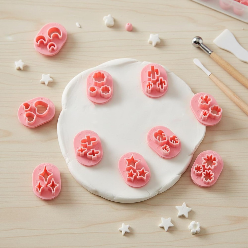 10 Pcs Polymer Clay Cutters, F - Jewelry Making In Clay 评论和价格