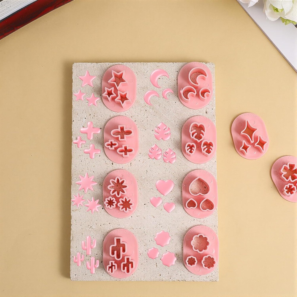 10 Pcs Polymer Clay Cutters, F - Jewelry Making In Clay 评论和价格