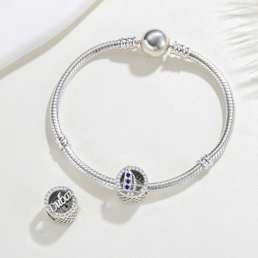 925 Sterling Silver Charm City - Jewelry Making Dubai 评论和价格