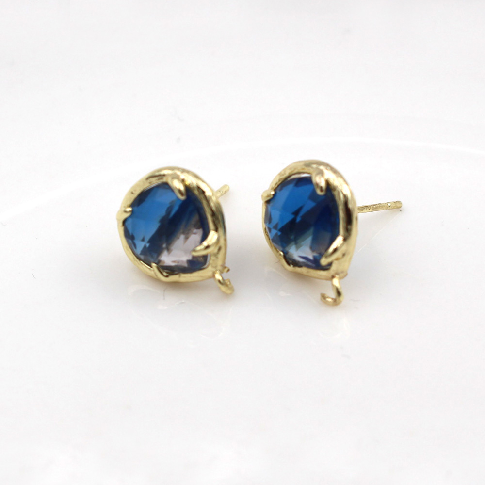 10pair Heart Shape Blue Red Cr - Jewelry Making Dubai 评论和价格